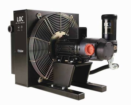 Hydraulische de OlieWarmtewisselaar van de plaatvin/DC24V-de Oliekoeler van de Aluminiumlucht