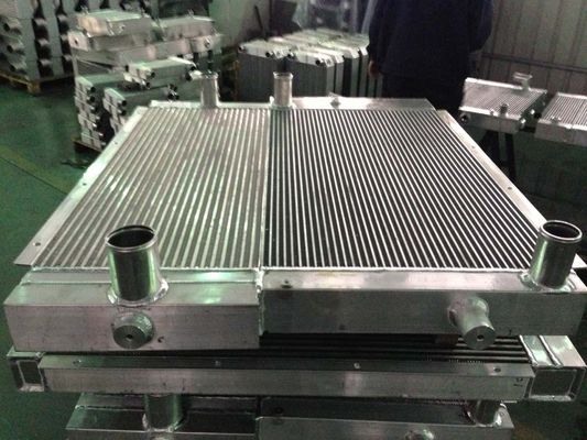Aluminium plaat-Bar Warmtewisselaar voor motor het koelen wordt gebruikt die