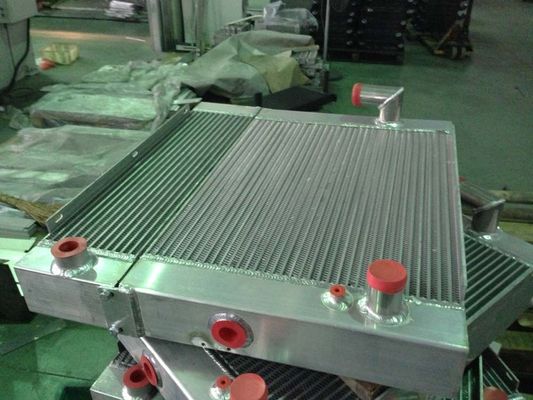 Aluminium plaat-Bar Warmtewisselaar voor motor het koelen wordt gebruikt die