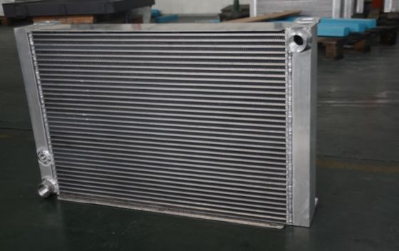 Warmtewisselaar van de de Plaatvin van het trillings de Bestand Aluminium Voor Luchtcompressor