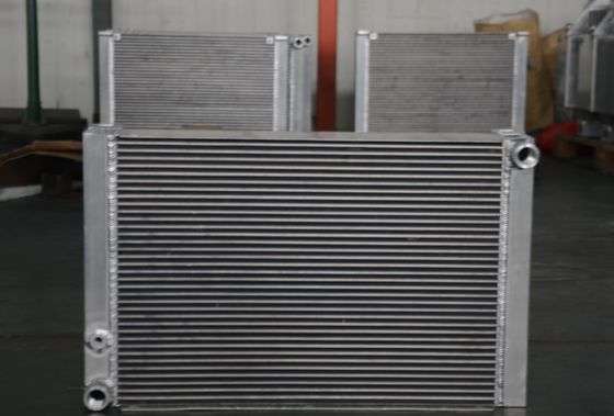 Warmtewisselaar van de de Plaatvin van het trillings de Bestand Aluminium Voor Luchtcompressor