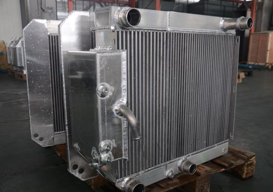 Het vacuüm Solderen en Argon die de Enige Warmtewisselaar van de Schroefcompressor Lassen