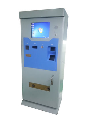 De Alleen Kiosk van de Ooutdoortribune voor Busstation, vloer bevindende kiosk