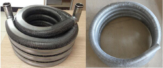 Warmtewisselaars van de titanium316l de Hoge finned rol met het procédé van het Laserlassen