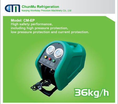 R600A de machine cm-EP tegen explosies van de koelmiddelenterugwinning voor R600 en R290